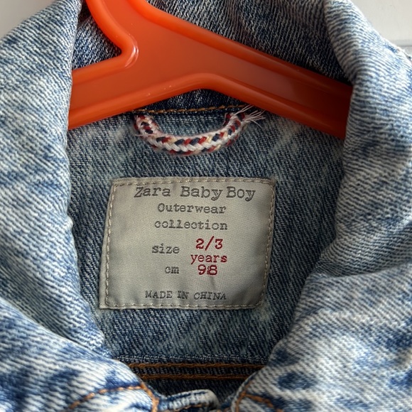 Zara Denim Jacket 2-3T - Picture 2 of 4